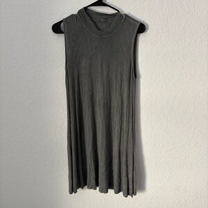 POL Charcoal Sleeveless Dress, Size Medium